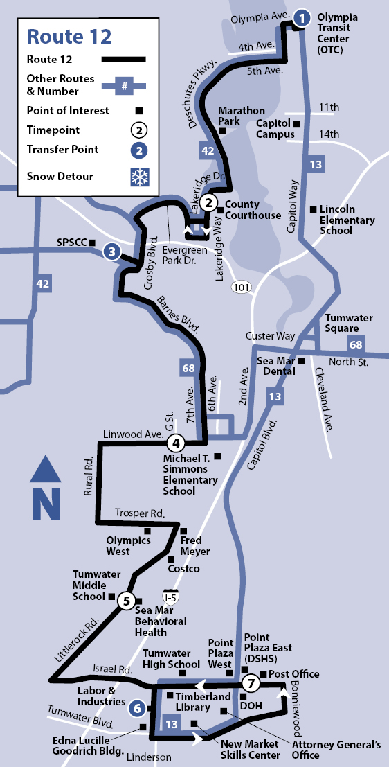 olympia bus schedule intercity transit center
