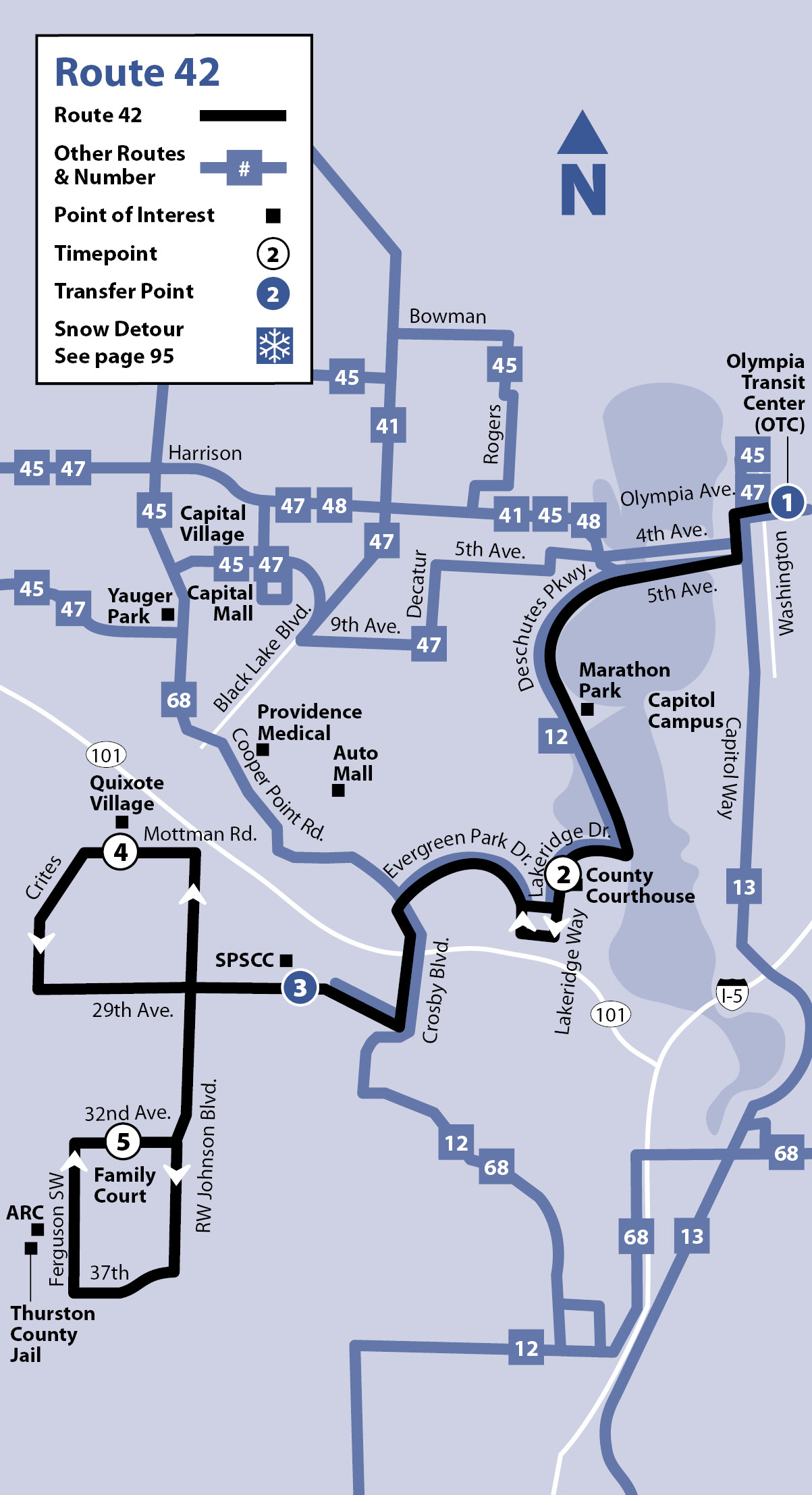 olympia bus schedule intercity transit center
