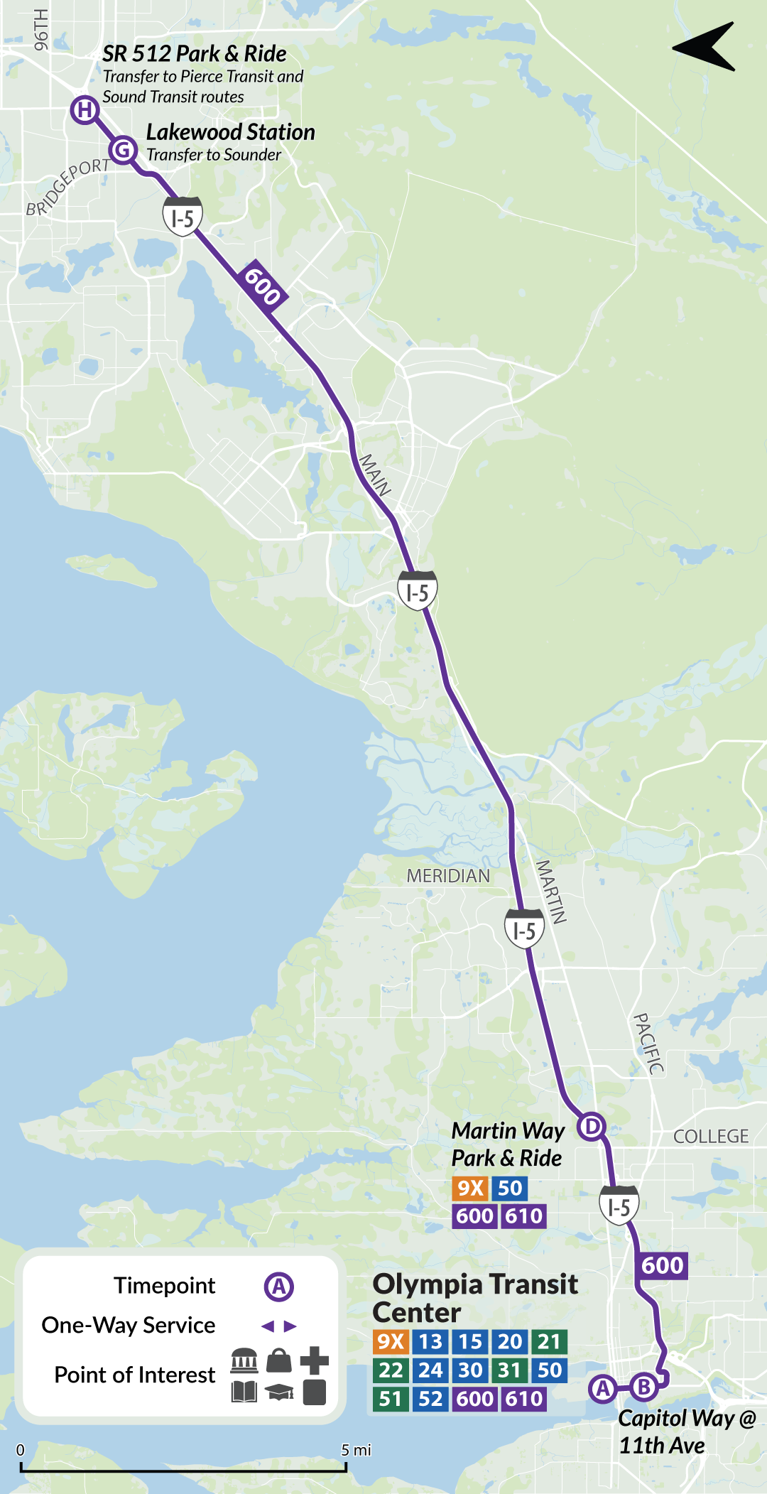 Route 600 map