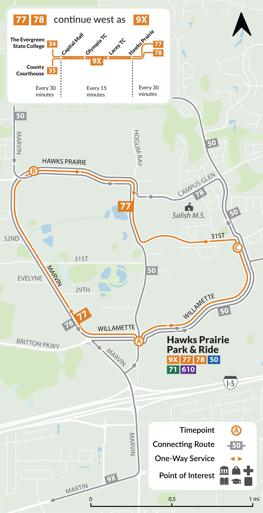 Route 77 map