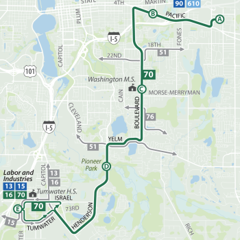 Route 70 Map
