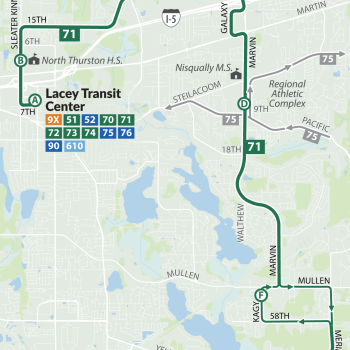 Route 71 Map