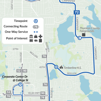 Route 72 Map