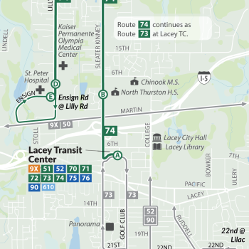 Route 74 Map