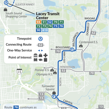 Route 76 Map