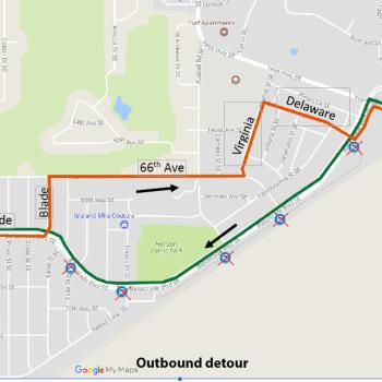 Outbound detour