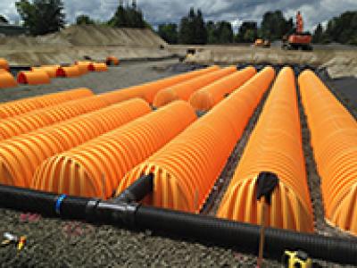 underground storage tanks before being covered