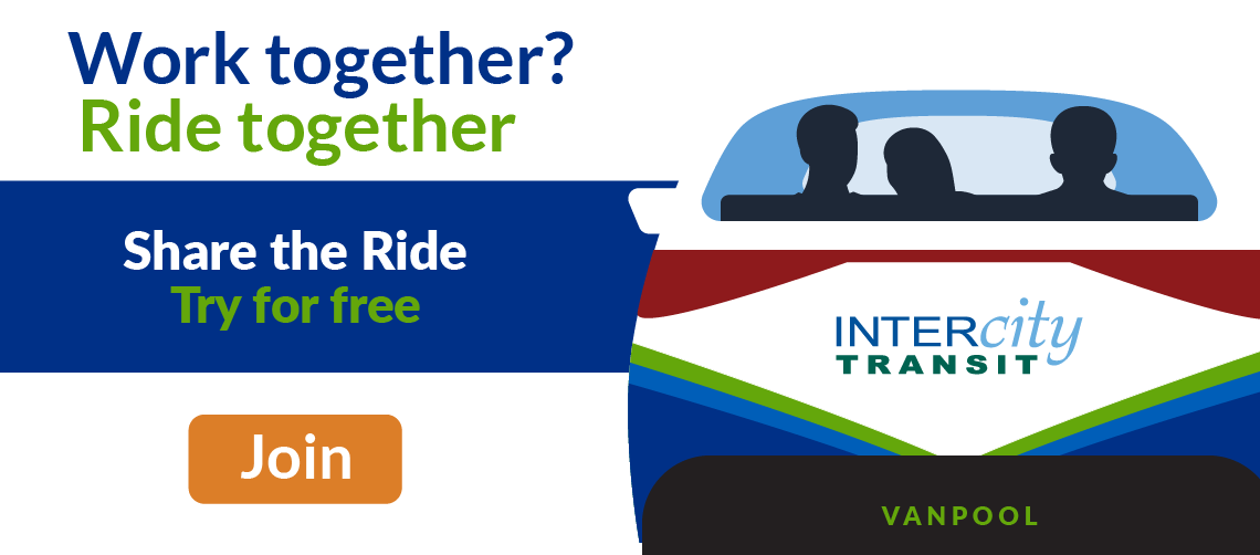 Work together? Ride Together. Share the Ride. Try for free. 