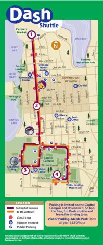 Dash Inaugural Ball Map