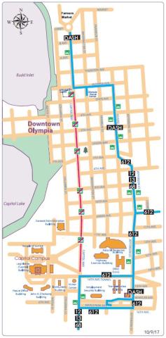 Indigenous People's Day detour map