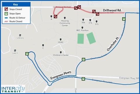 Dorm loop closure - 5 stops will be missed