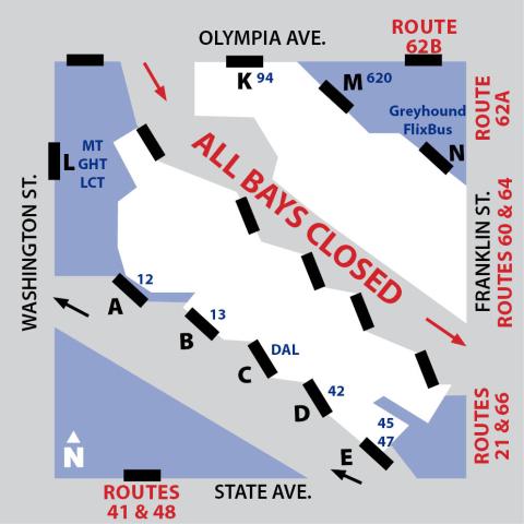 OTC North Platform Construction map