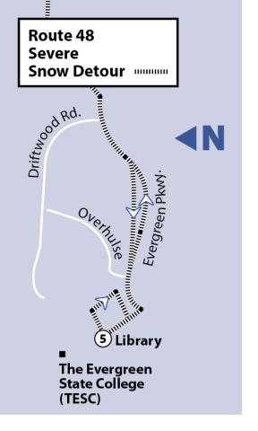 Route 48 Standard Snow Detour