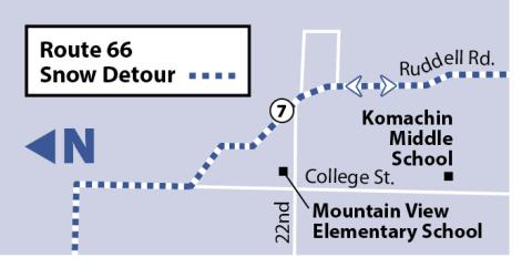 Route 66 Standard Snow Detour