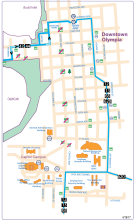 Capitol Way Closed - March for Science 4/22/17