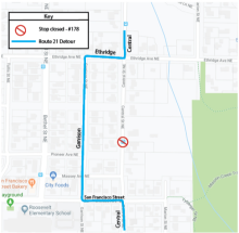 Route 21 Detour