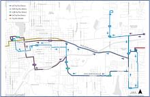 Routes 60, 62A, 62B, and 66 on detour due to the Toy Run.