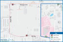 Route 45 IB on detour 04-27-22