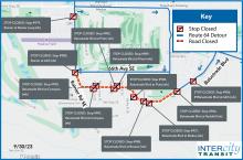 Rt 64 detour map