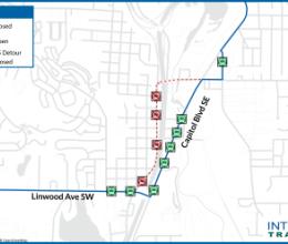 Route 15 Detour Map